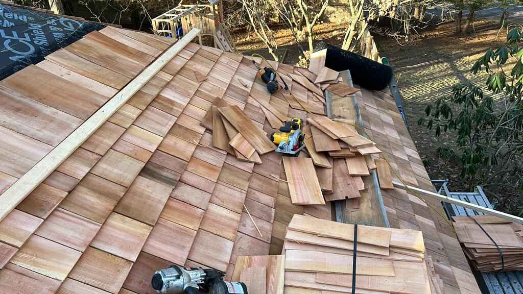 Tools used to install roof