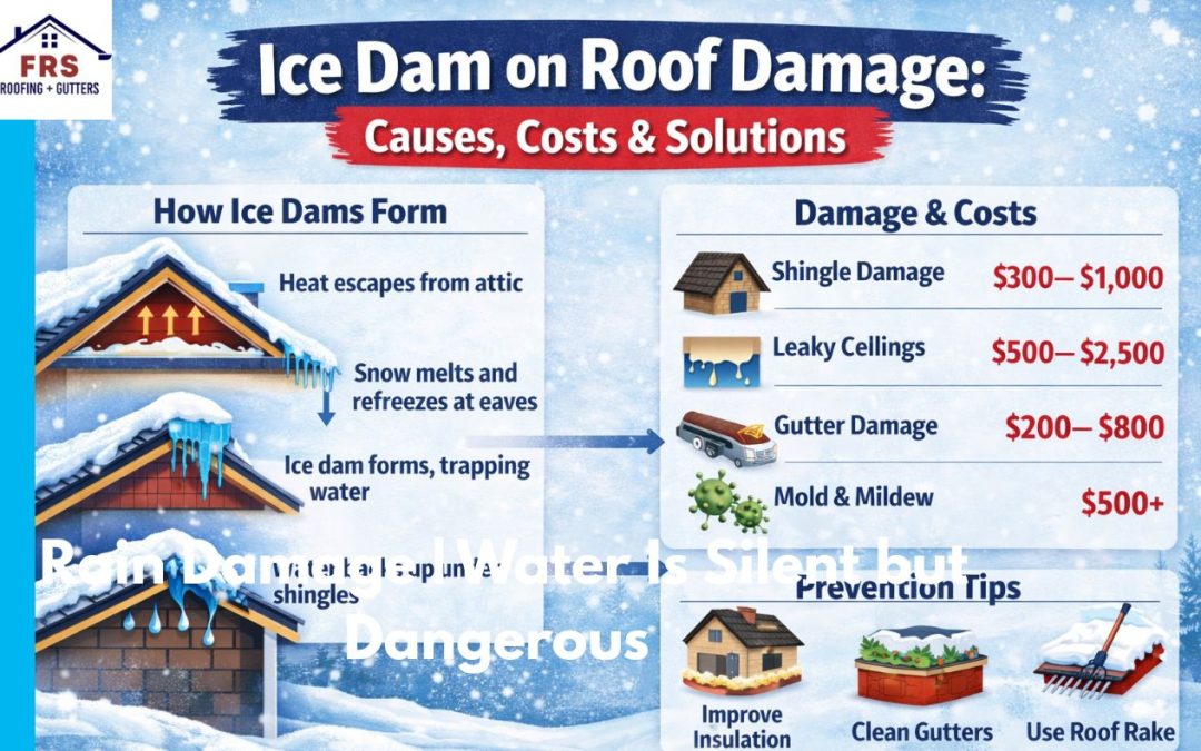 Ice Dam on Roof Damage: Causes, Signs, and Solutions