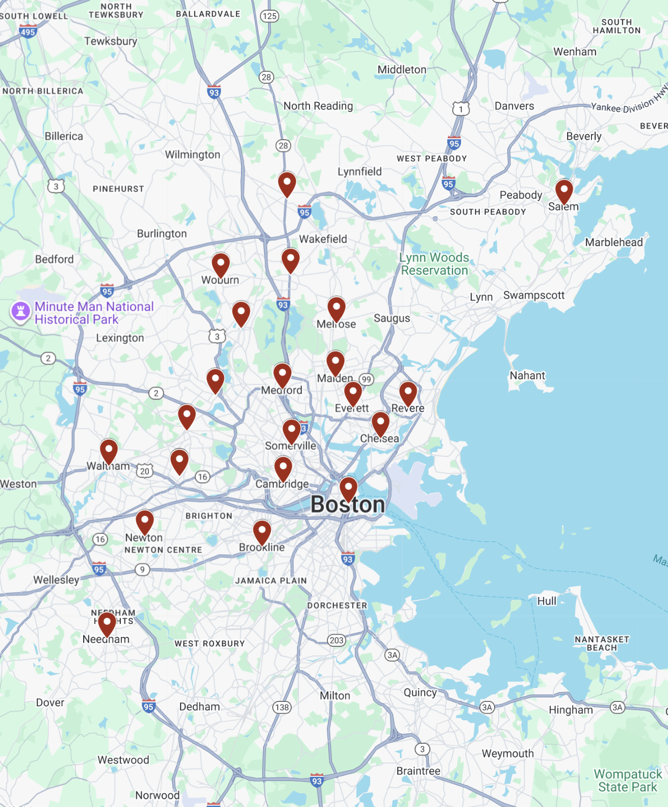 service area map