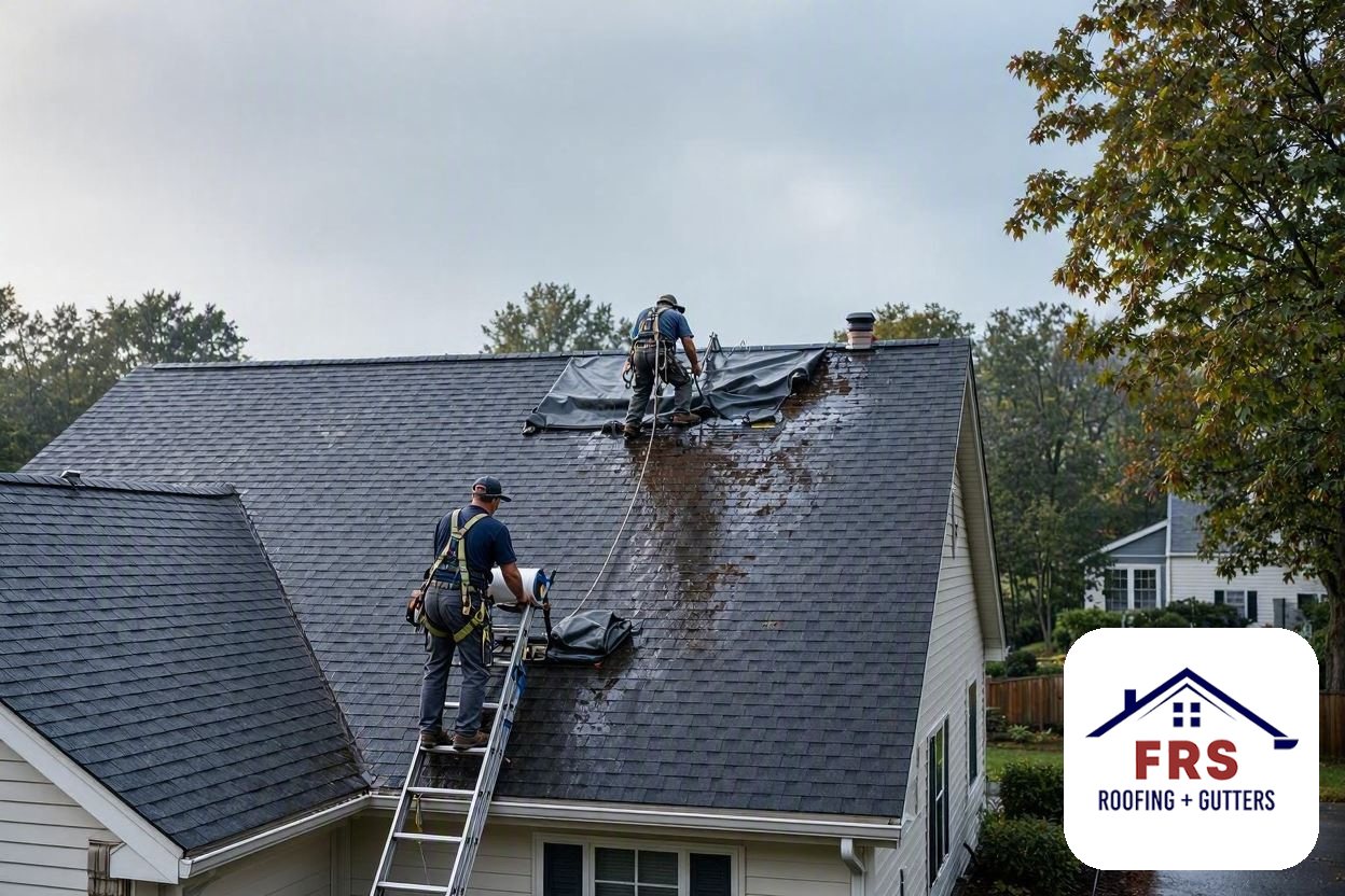 Emergency Roof Repairs by FRS Roofing in Greater Massachusetts