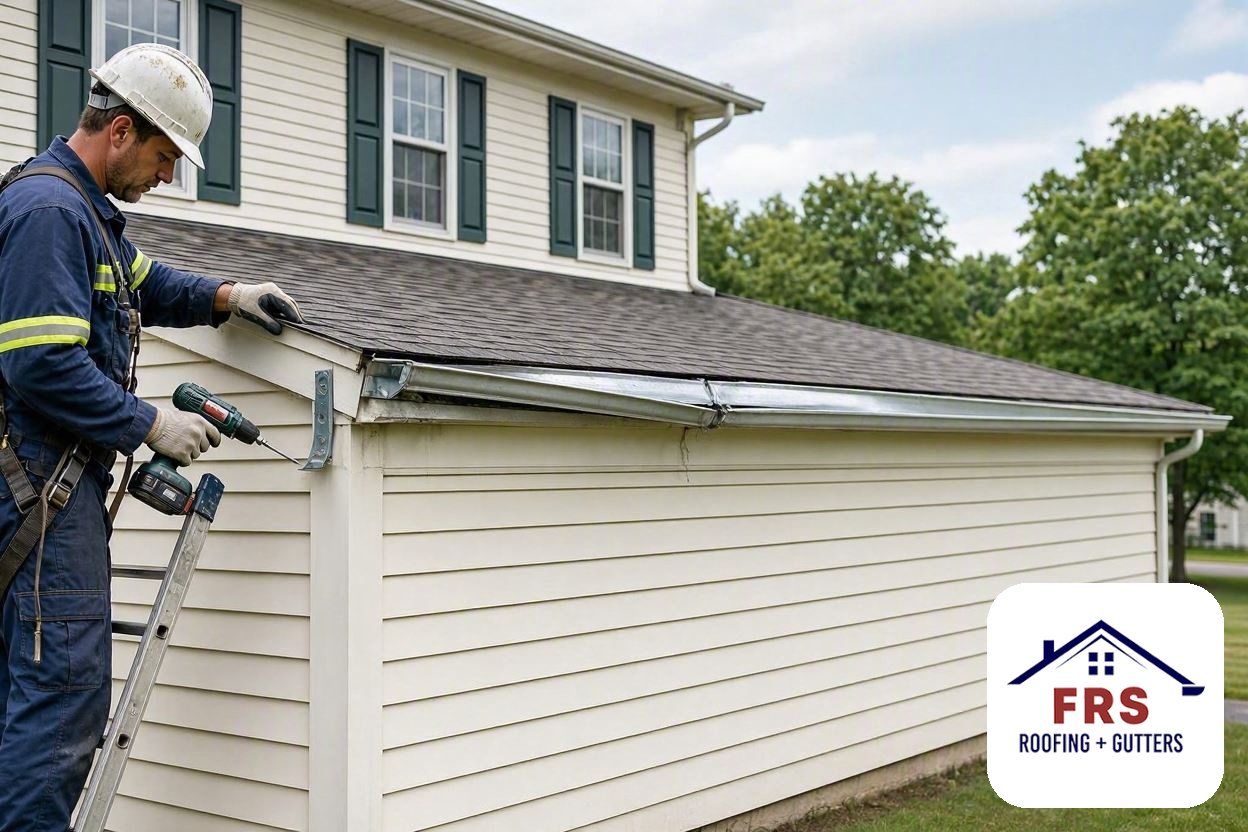 Gutter Repair by FRS Roofing in Greater Massachusetts